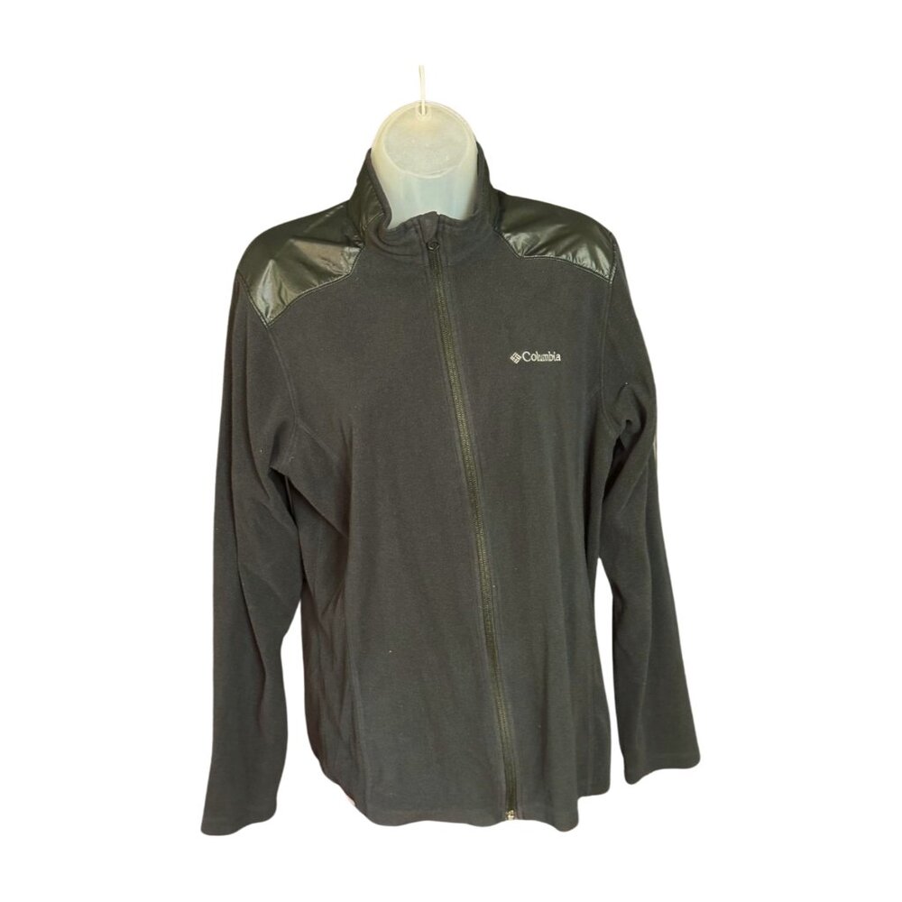 Columbia Klamath Range II Full-Zip Jacket Mock Neck Fleece Knit Size Small